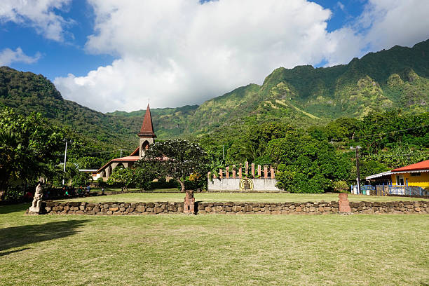 istock Vaitahu Church on Tahuata 2242834047