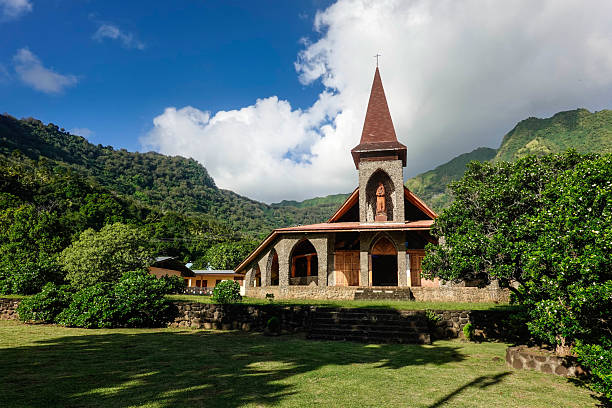 istock Vaitahu Church on Tahuata 2242834056