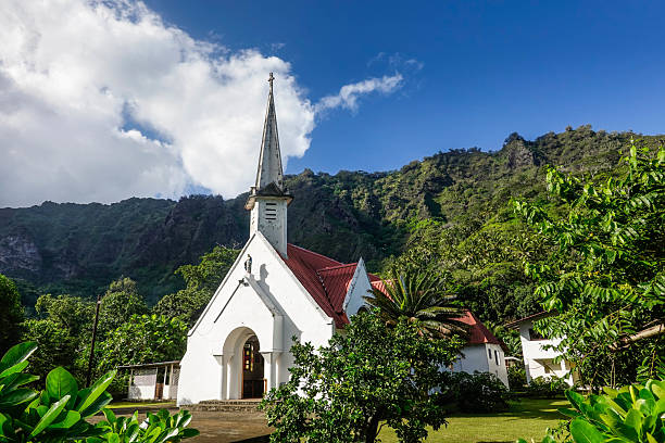 istock Catholic Church on Fatu Hiva 2242834065