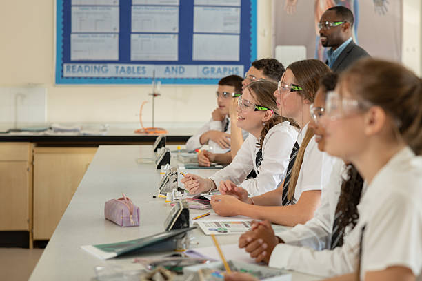 istock High school students enjoying chemistry science lesson 2242841964