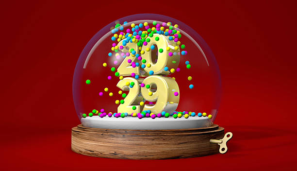 istock Golden 2029 in the Snow Globe 2242859671