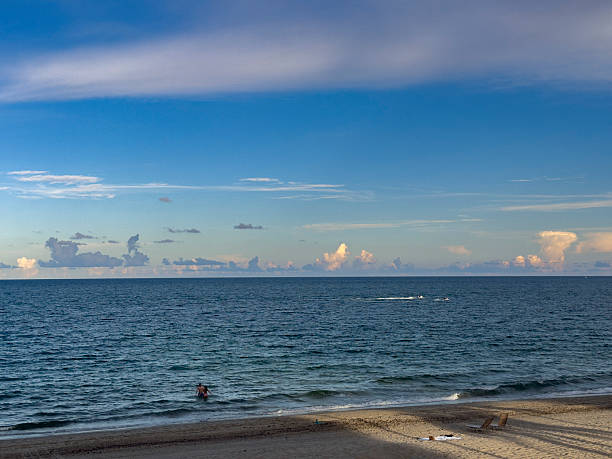 ocean coastline in the morning