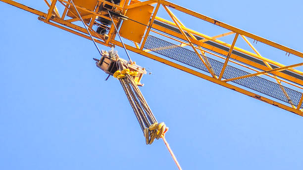 istock A crane is lifting a man in a harness 2242888633