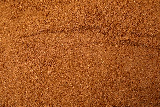 istock Aromatic spice. Ground red pepper as background, top view 2242899480