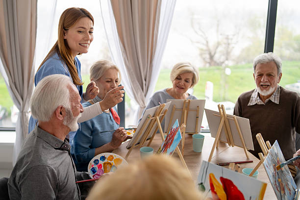 istock Inspiring art class for seniors sparks creativity and joy 2242911353