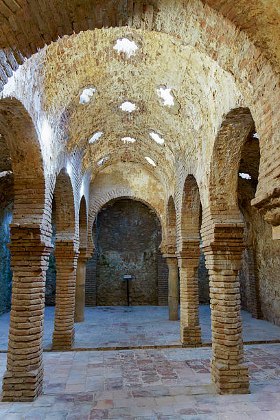 istock Ancient arab baths in ronda spain displaying brick arches in ronda,malaga,spain 2242918472