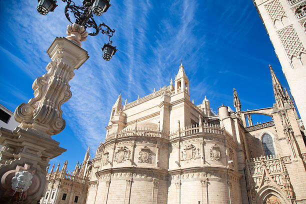 Famous cathedral in Seville, Spain.  Shot in 2025.