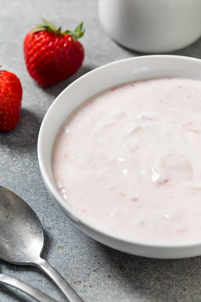 istock Sweet Healthy Strawberry Yogurt 2242922727