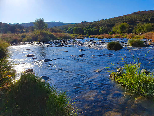 istock Landscape of Alagon river in Spain. 2242924932