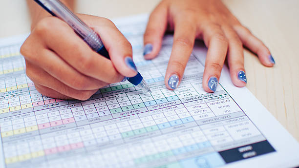 istock Productivity insights hands writing chart paper office space action shot close-up view 2242930273