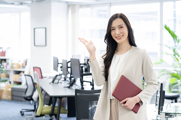 istock Female engineer working in the office 2242932959