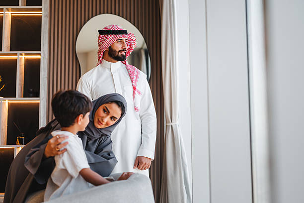 istock Middle Eastern Family Enjoying Time Together in Luxurious Apartment Setting 2242939805