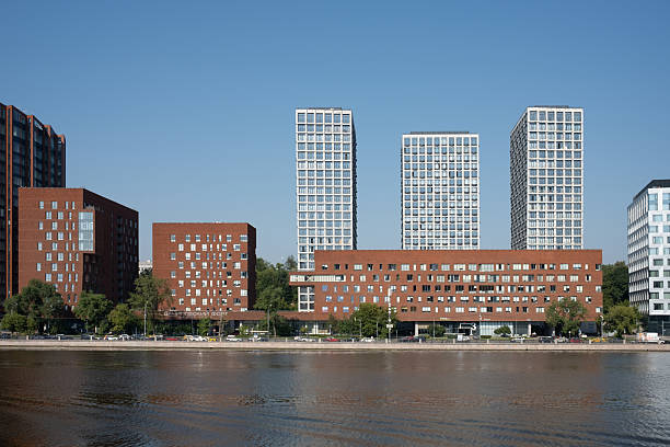 istock Stunning Urban Landscape with Modern Waterfront Buildings 2242941142