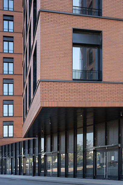 istock Contemporary Urban Architecture with Brick Facade 2242941297