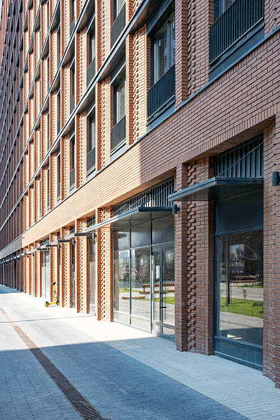 istock Modern Brick Building with Prime Commercial Spaces 2242941759