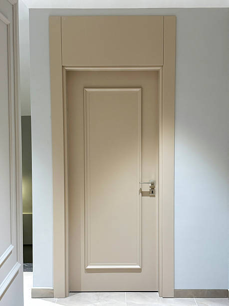 istock Room door. Home interior closed room door 2242945687