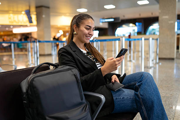 istock Woman Waits for Flight 2242958729
