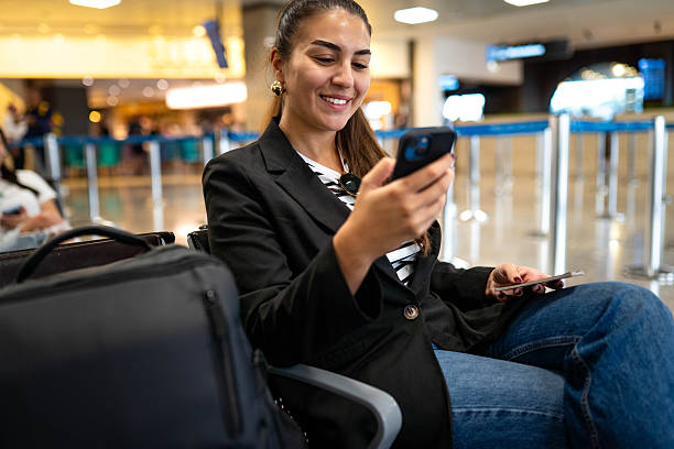 istock Woman Waits for Flight 2242958733