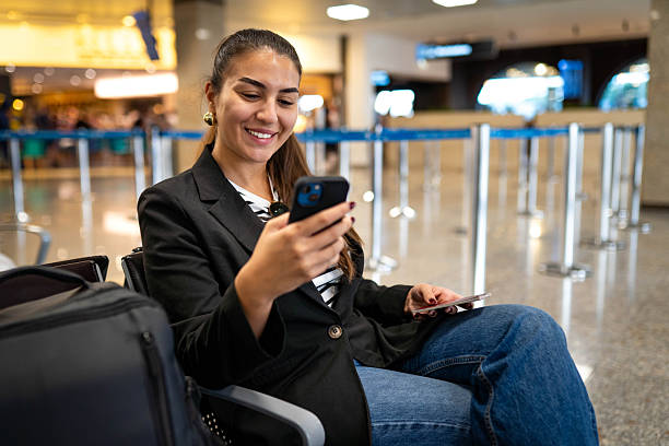 istock Woman Waits for Flight 2242958744
