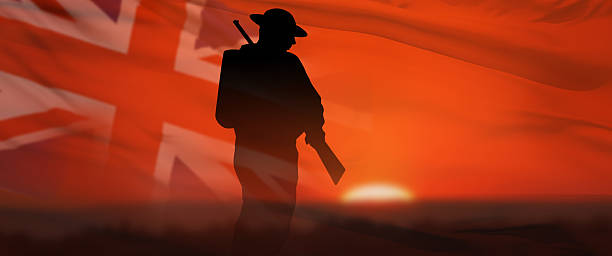 istock Poppy Day background. Remembrance Day - Lest We Forget. 3d illustration 2242963573
