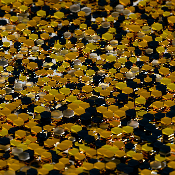Seamless Of Vibrant Hexagons