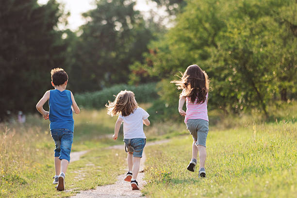 istock Golden Hour Run: Kids in Natural Surroundings 2242972733