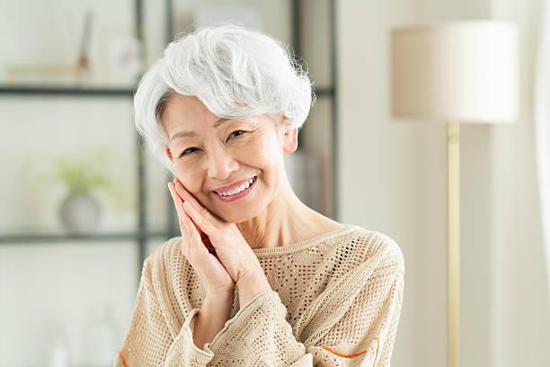 istock Senior women's skin care 2243003207