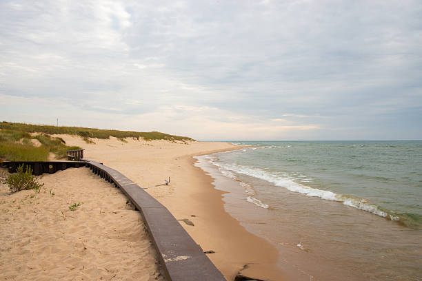 istock Lake Michigan shoreline. 2243024524