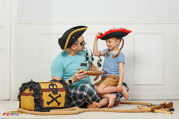 istock Pirate-themed playtime with a dad and daughter enjoying together 2243024622