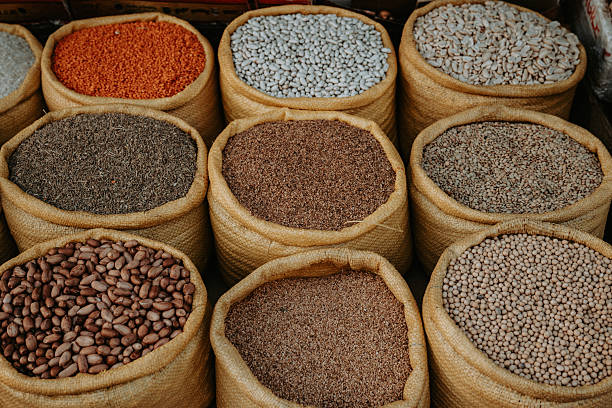 istock Bags filled with spices in a souk in Morocco 2243027213