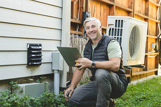 istock inspector or engineer is checking the dryer evacuation structure and house. 2243029807