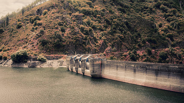 istock Hydroelectric dam in mountains 2243031668