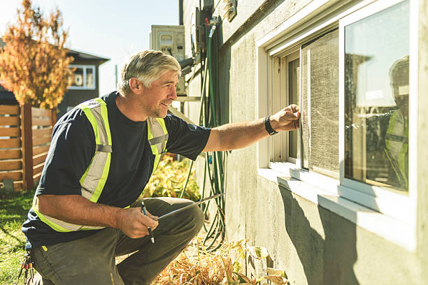 istock inspector or engineer is checking the building structure and house. After the renovate is complete 2243032895