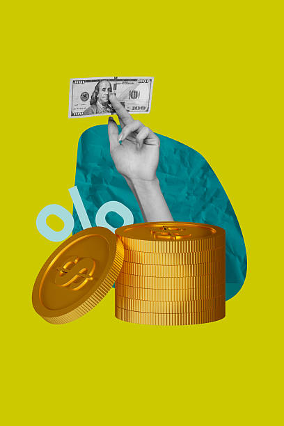 istock 3d sketch pop image banner collage of human hand hold dollar banknote percent statistics progress income banknotes usd coin 2243033451