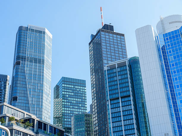 istock Modern high-rise buildings with glass facades 2243037362