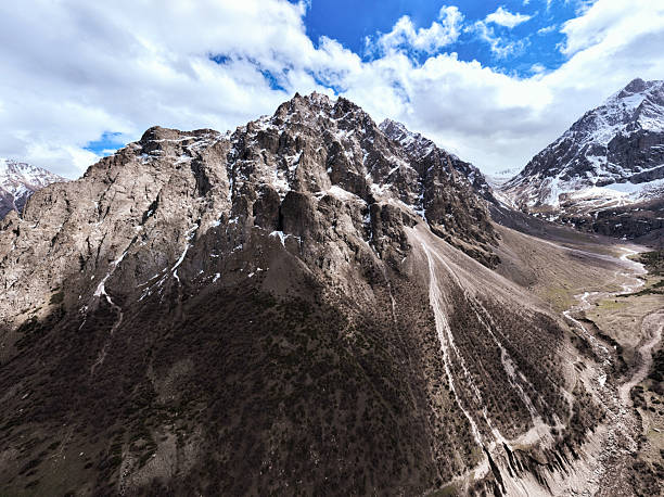 istock Massive Rocky Mountain Slope Aerial 2243037804