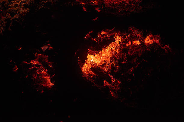istock Log fire closeup. Fire flame texture. Abstract burning blaze flames for banner background. 2243040643