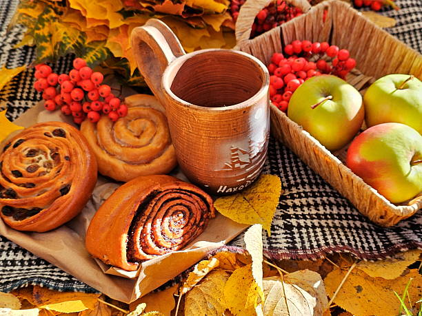 istock Picnic in the autumn park 2243040740