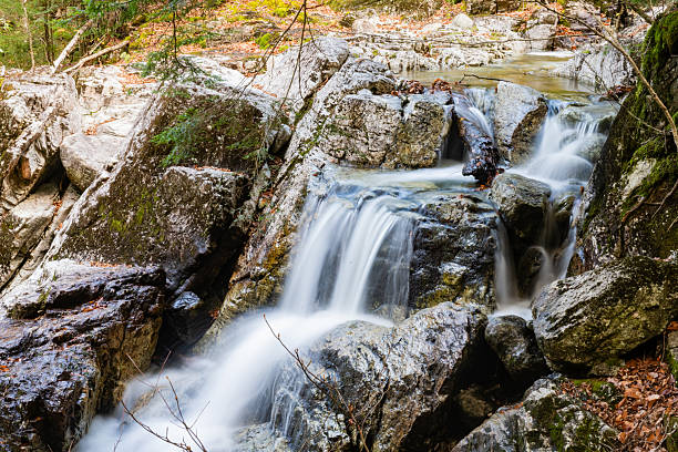 istock Adirondack Mountains Waterfall Flowing on Gill Brook Stream in Autumn 2243048814