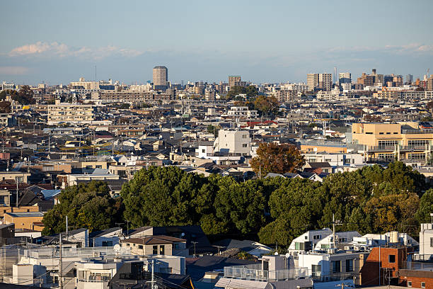 istock Residential district in Tokyo, Japan 2243051671