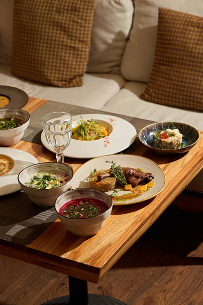 istock An Array of Varied and Delicious Dishes Delightfully Presented on a Wooden Table Surface 2243055470