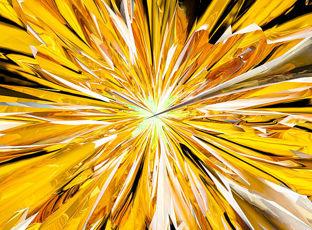 Golden disappearing swirl lines