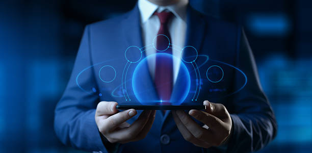 istock A businessman holds a smartphone. Business Technology Concept 2243064369