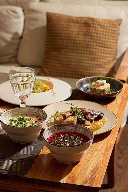 istock Enjoy a Gourmet Dining Experience featuring an array of Colorful and Artistic Dishes 2243064684