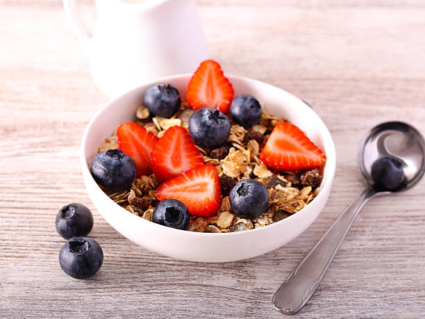 istock Homemade granola with berries 2243069509
