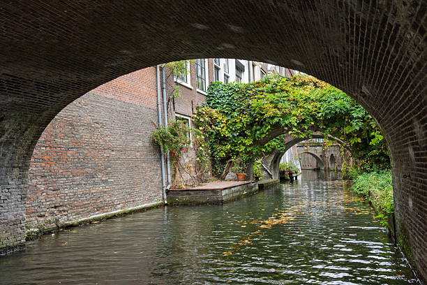 istock Charming view of the Utrecht canal system. 2243074467