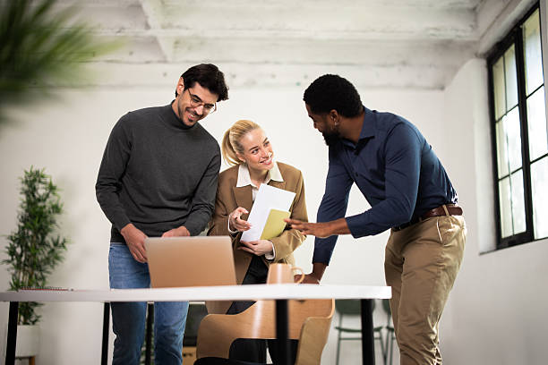 istock Diverse business team collaborating and planning in office 2243082592