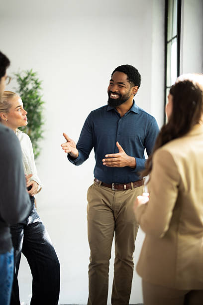 istock Business team collaborating and discussing in office 2243082749