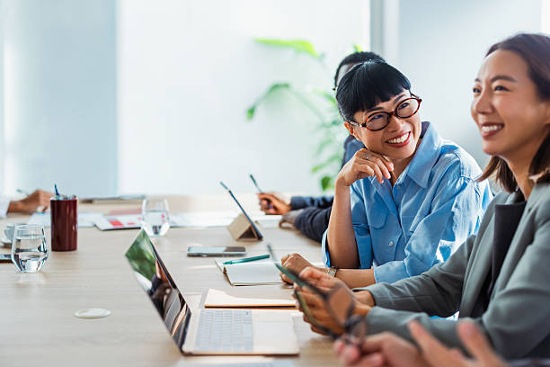 istock Collaborative Team Meeting With Smiling Colleagues At A Bright Modern Office 2243098238