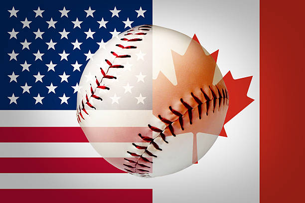 istock Canadian And American Baseball 2243098508